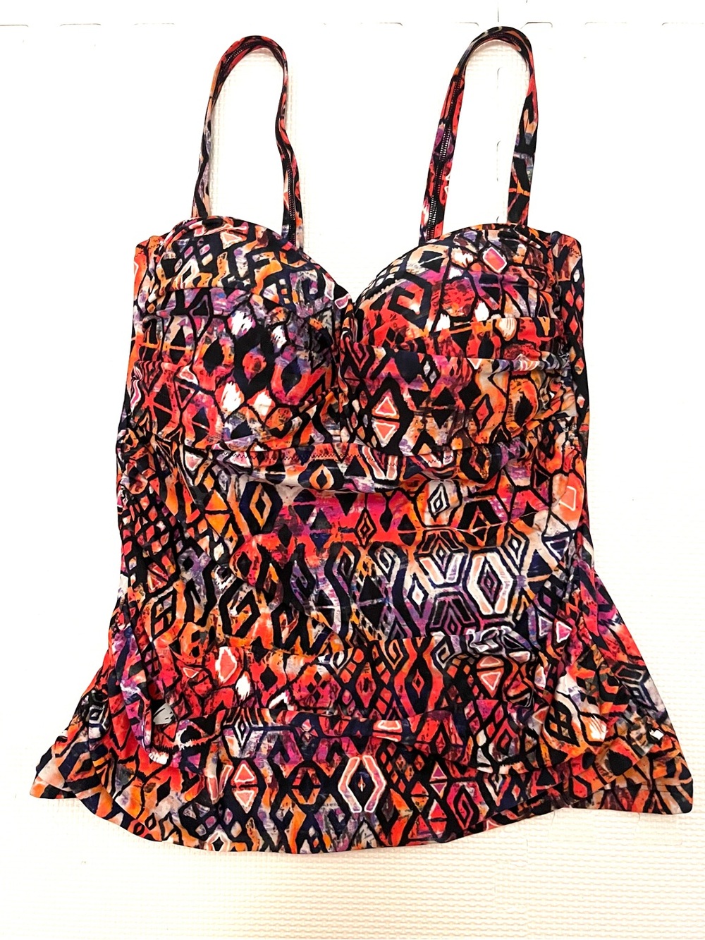 Profile by Gottex Ruched Underwire Tankini Top 16W